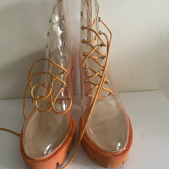 Olchee Fashion Boots See Thru  boots size 11 - Picture 10 of 14